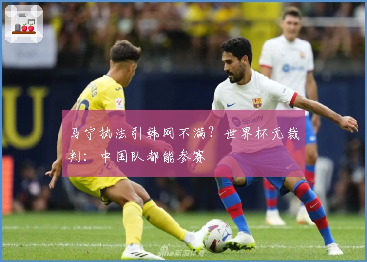 马宁执法引韩网不满？世界杯无裁判：中国队都能参赛